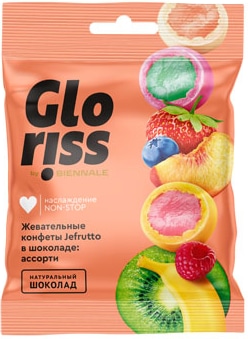 Жевательные конфеты Gloriss Jefrutto Ассорти 35 гр