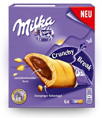 Вафельные батончики Milka Tender Break 156 грамм