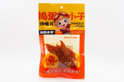 Соевое мясо Daodanxiaozi Острые полоски (оранжевые) 72г